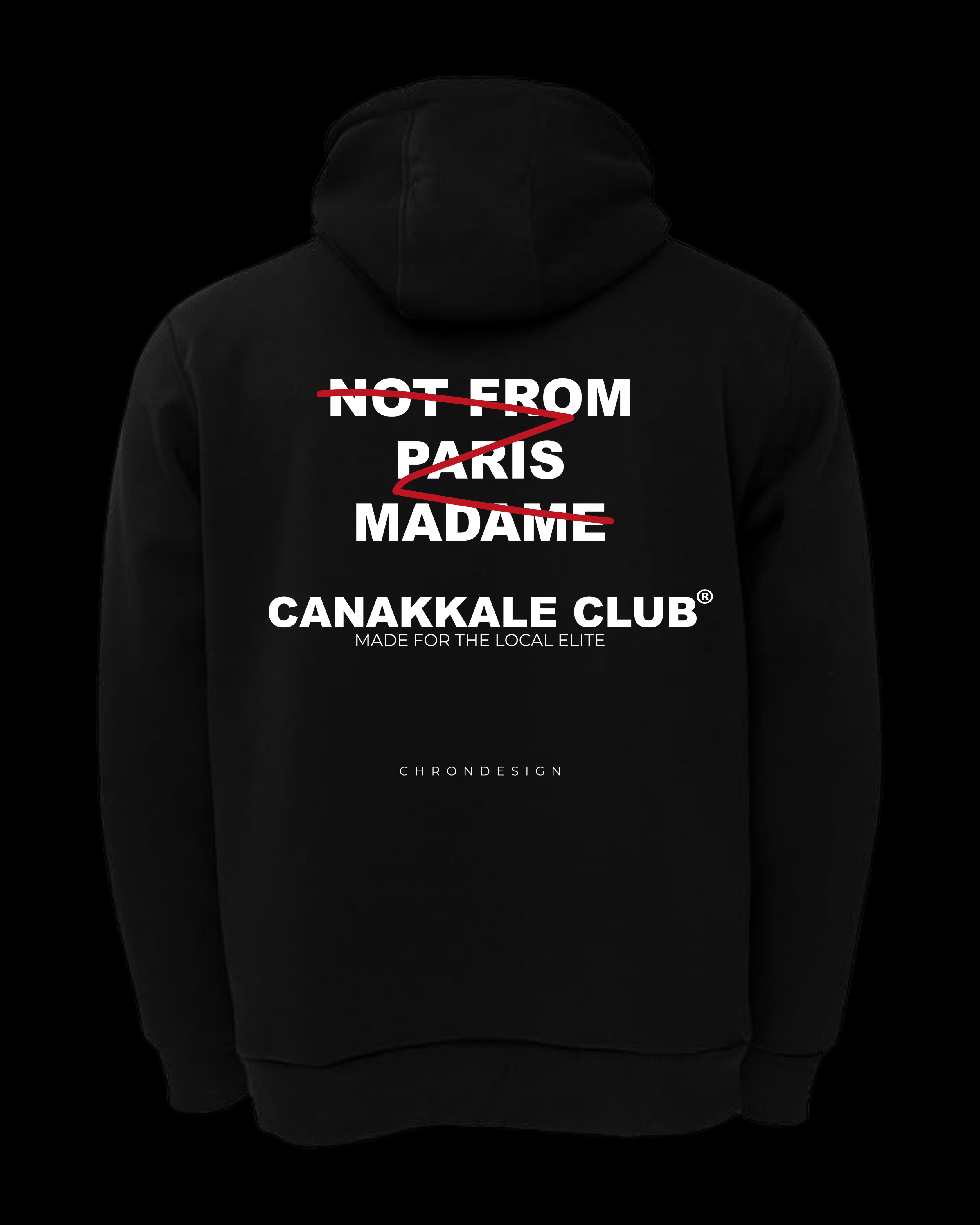 NOTFROM.. ÇANAKKALE Regular Hoodie