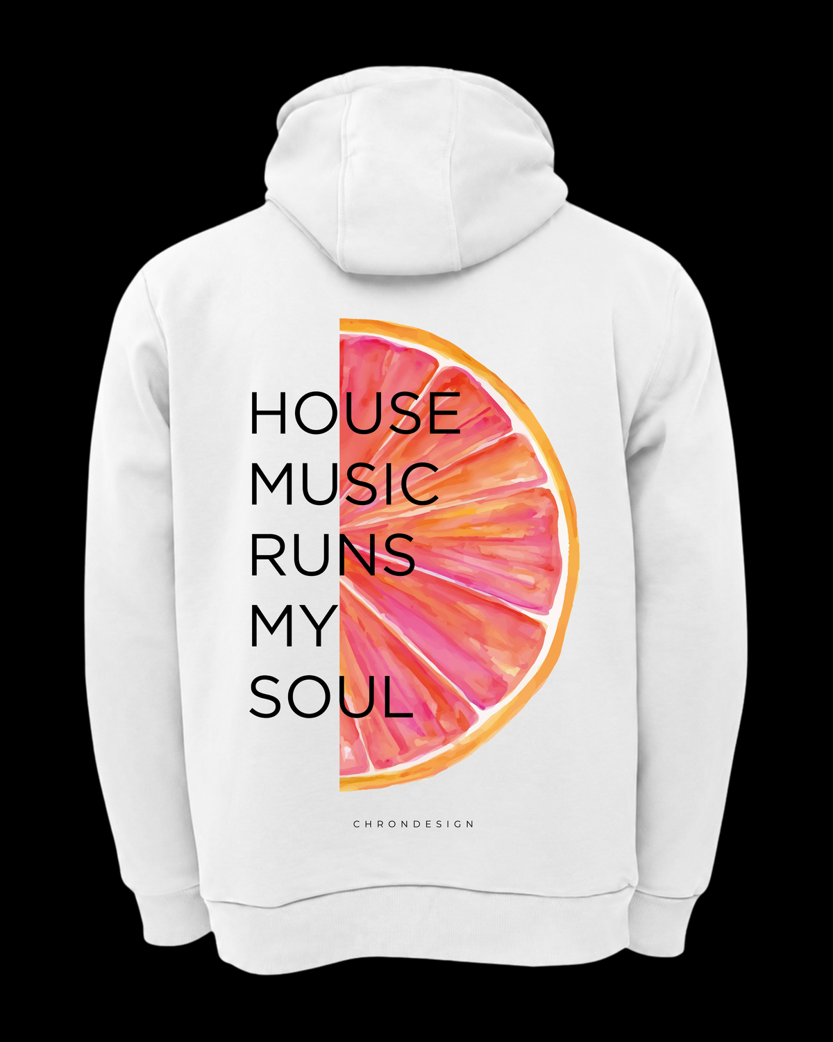HOUSE MUSIC RUNS MY SOUL Oversize Hoodie