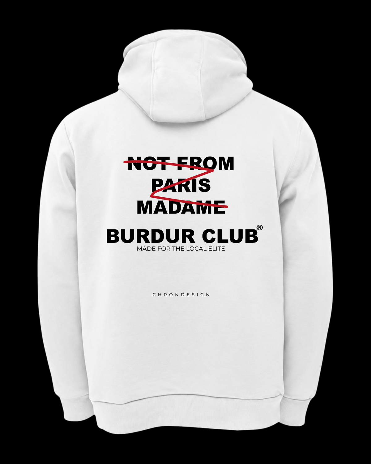 NOTFROM.. BURDUR Oversize Hoodie