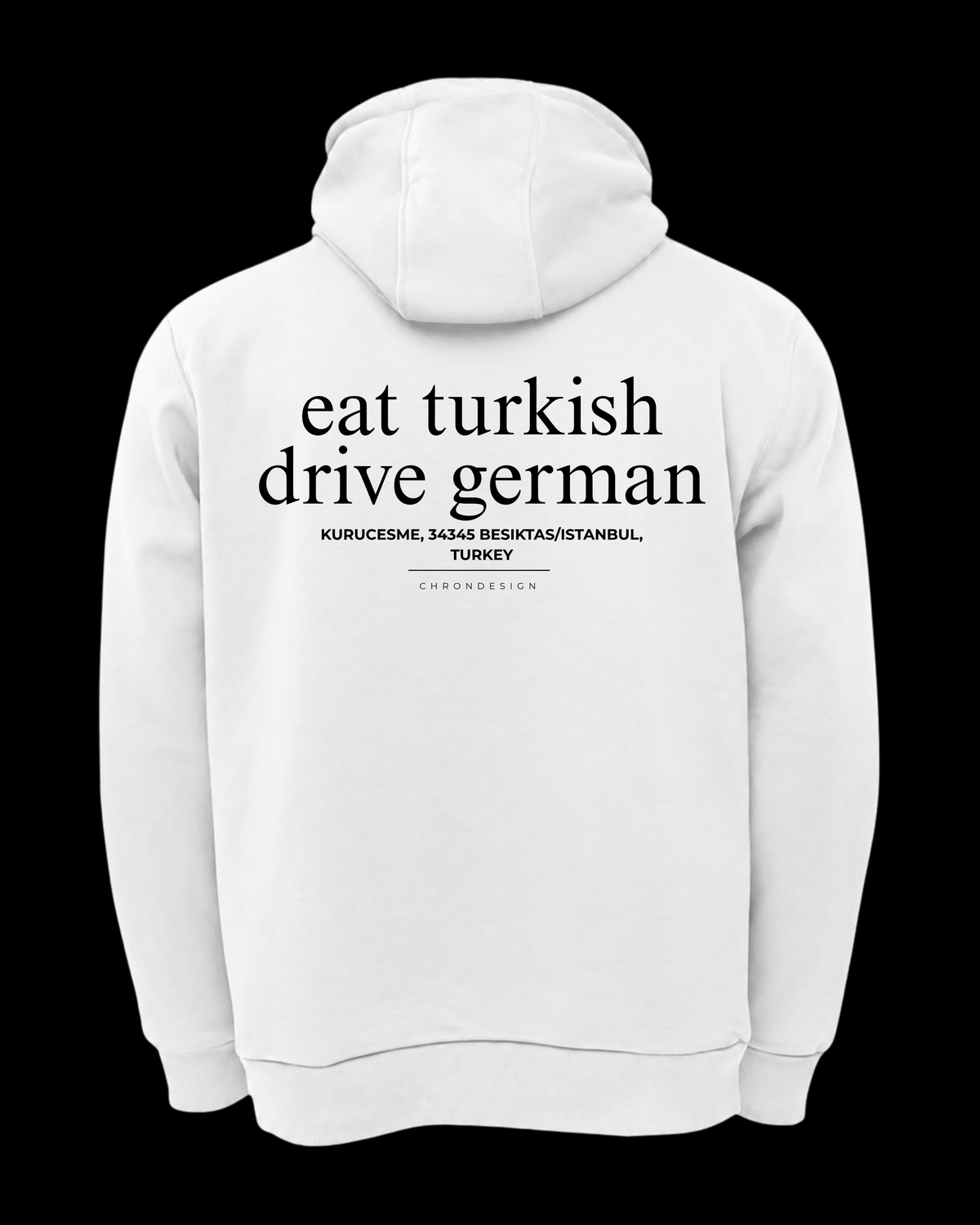 EAT TURKISH DRIVE GERMAN Oversize Hoodie