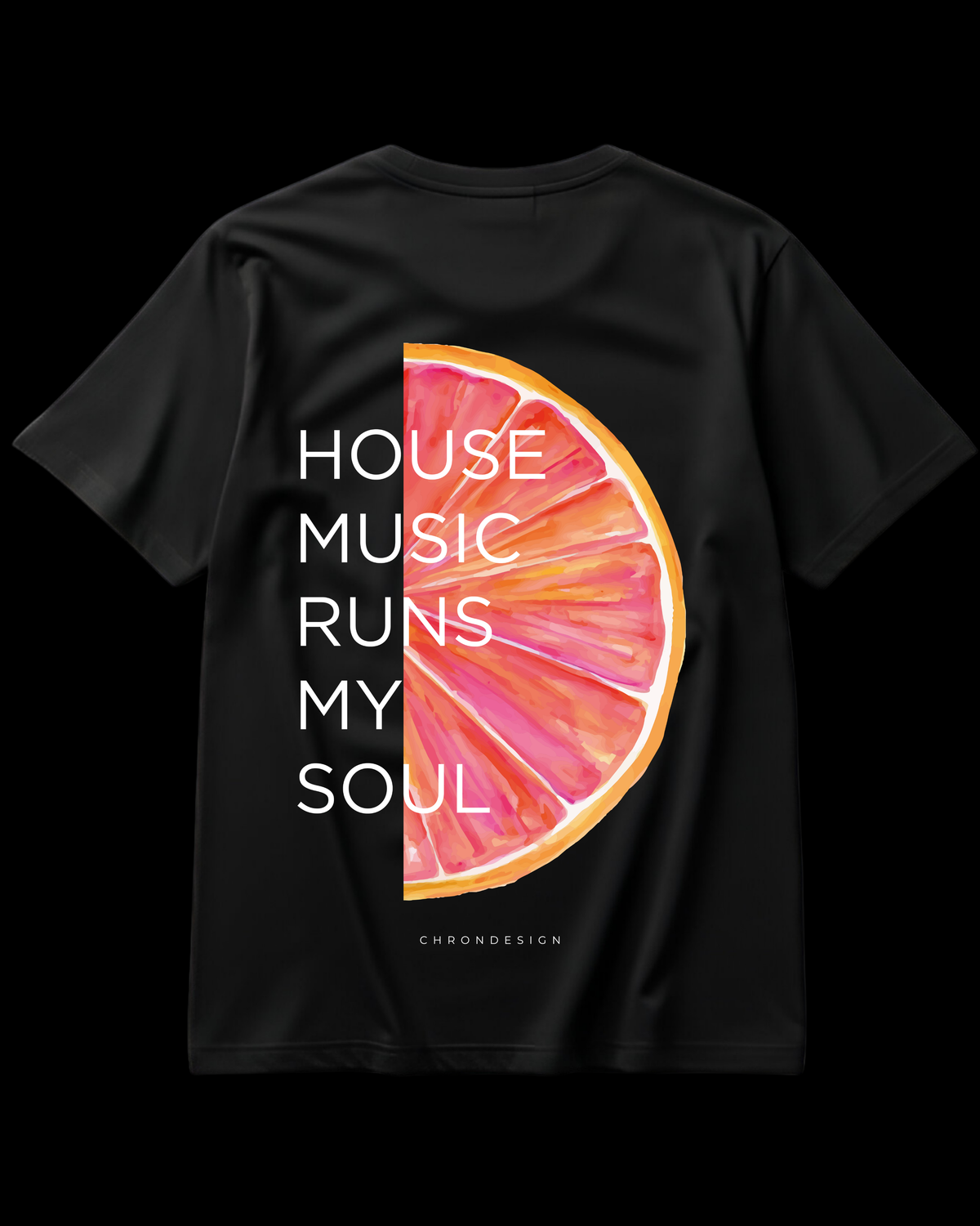 HOUSE MUSIC RUNS MY SOUL Regular Tee