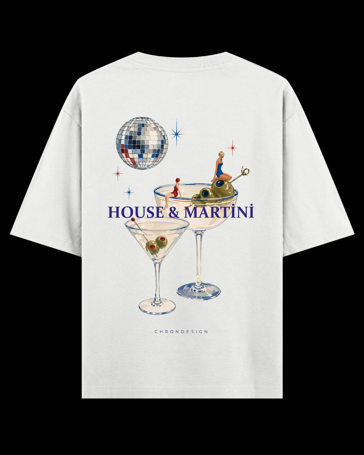 HOUSE & MARTINI Oversize Tee