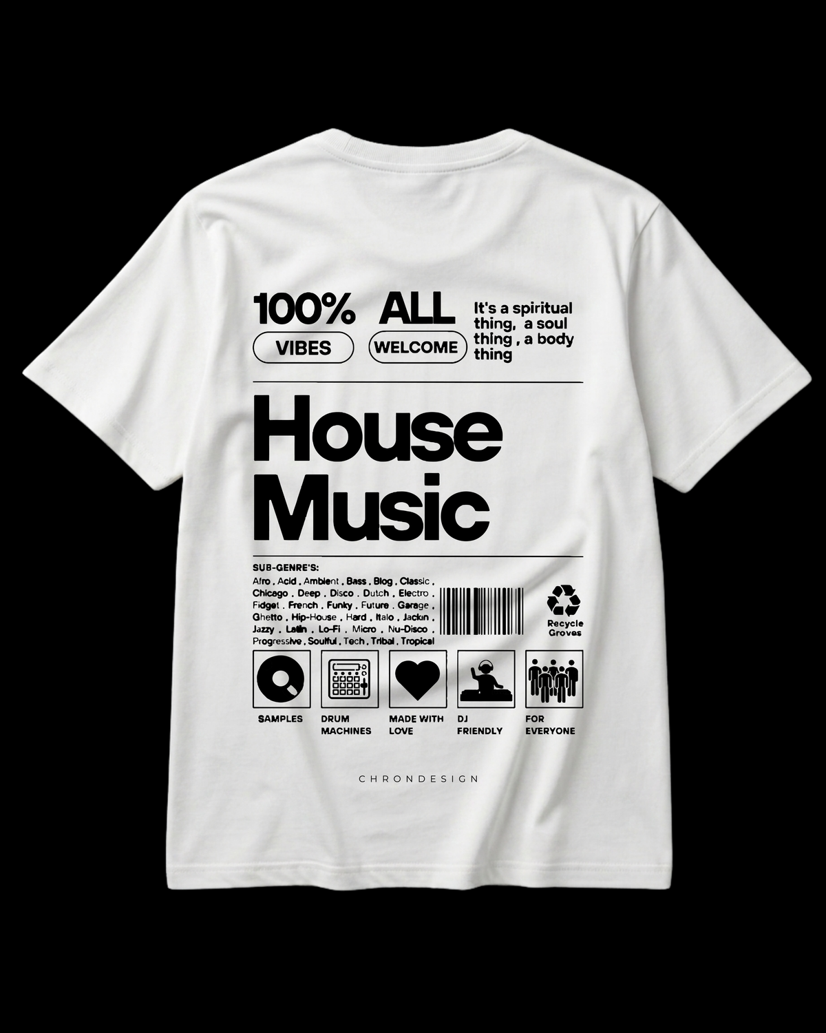 HOUSE MUSIC TICKET Regular Tee