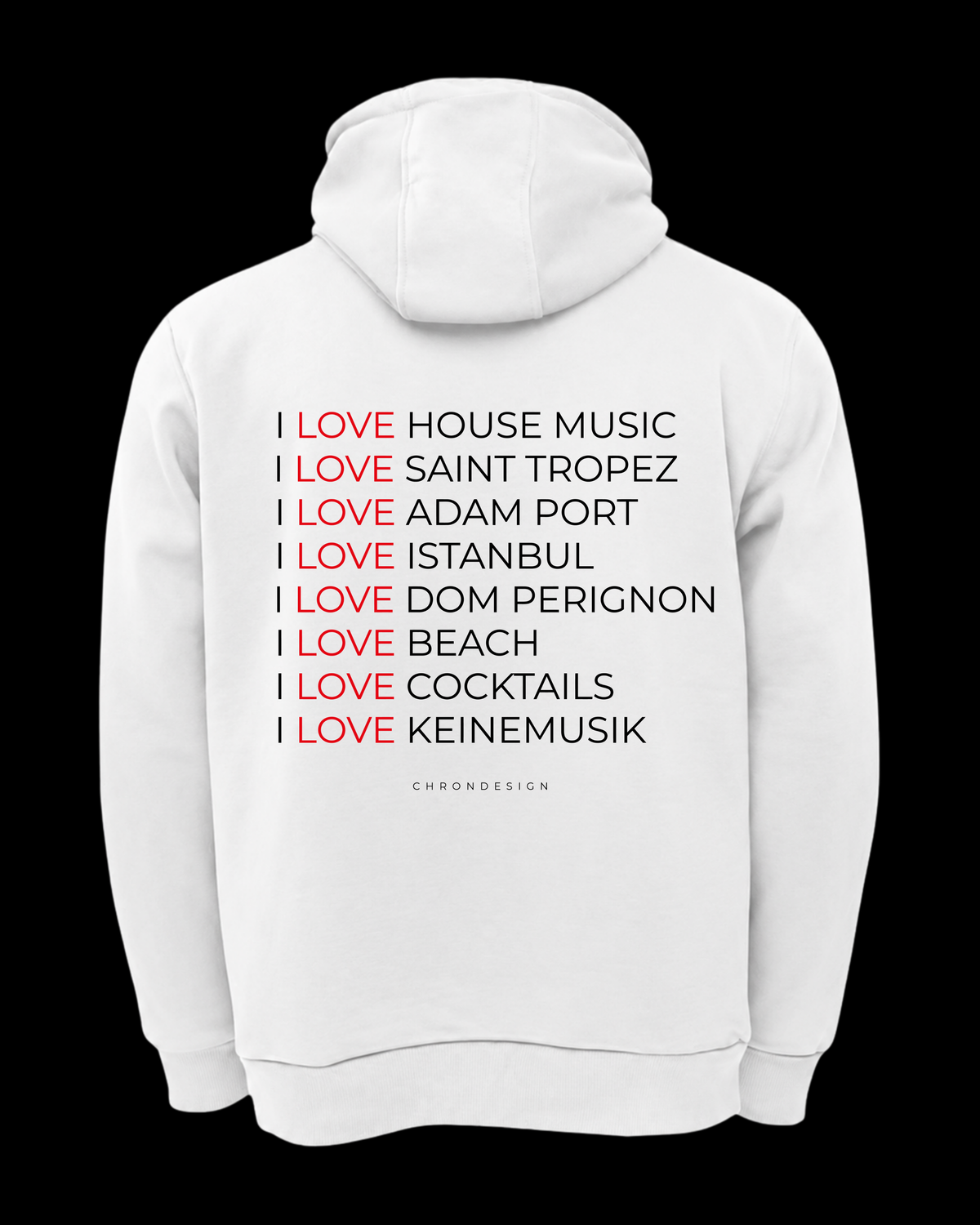 I LOVE [#%&!!] Oversize Hoodie