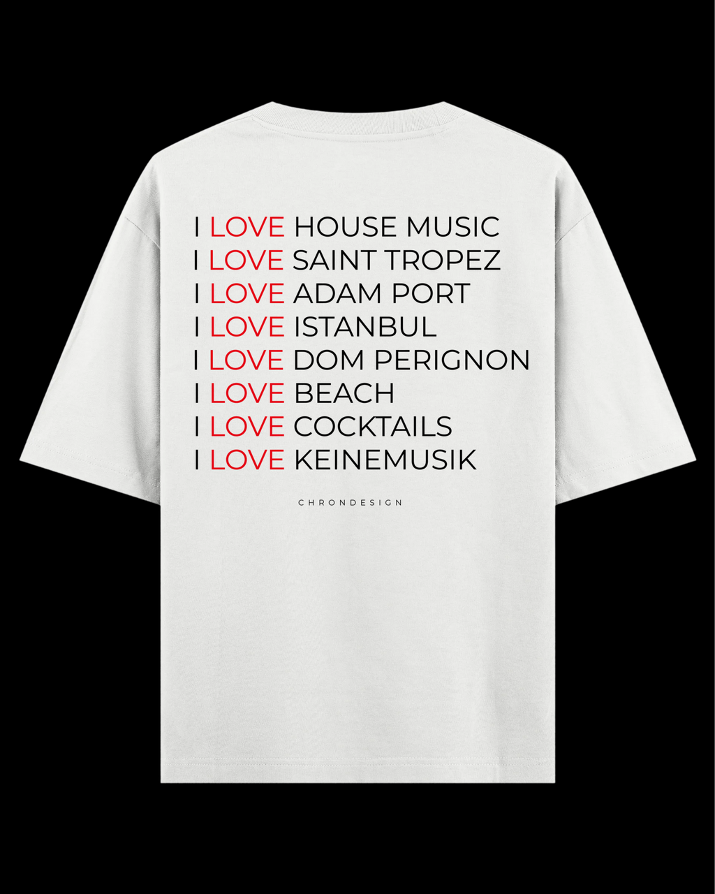 I LOVE [#%&!!] Oversize Tee