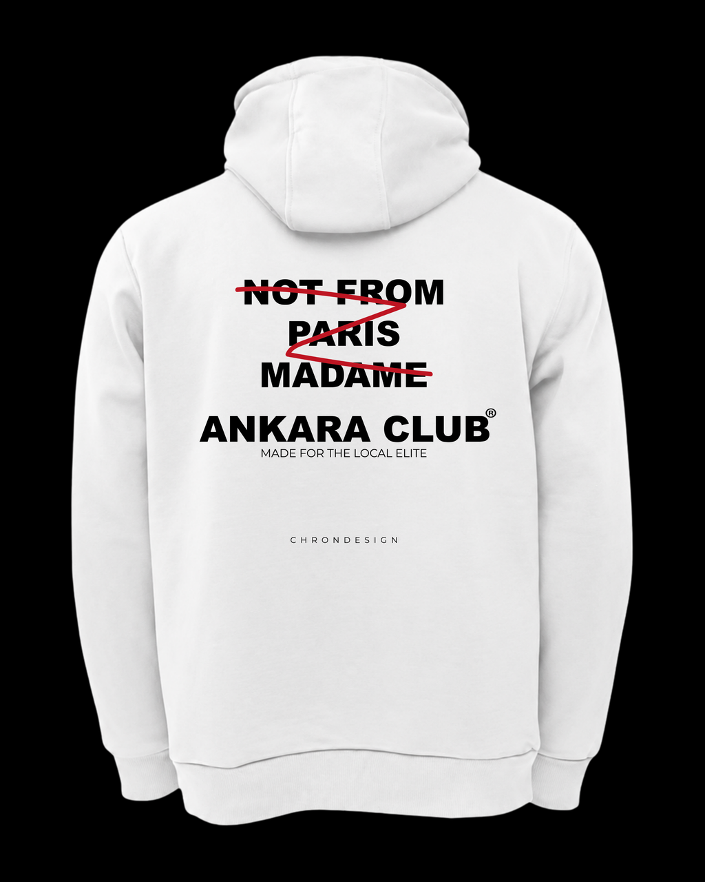 NOTFROM.. ANKARA Oversize Hoodie