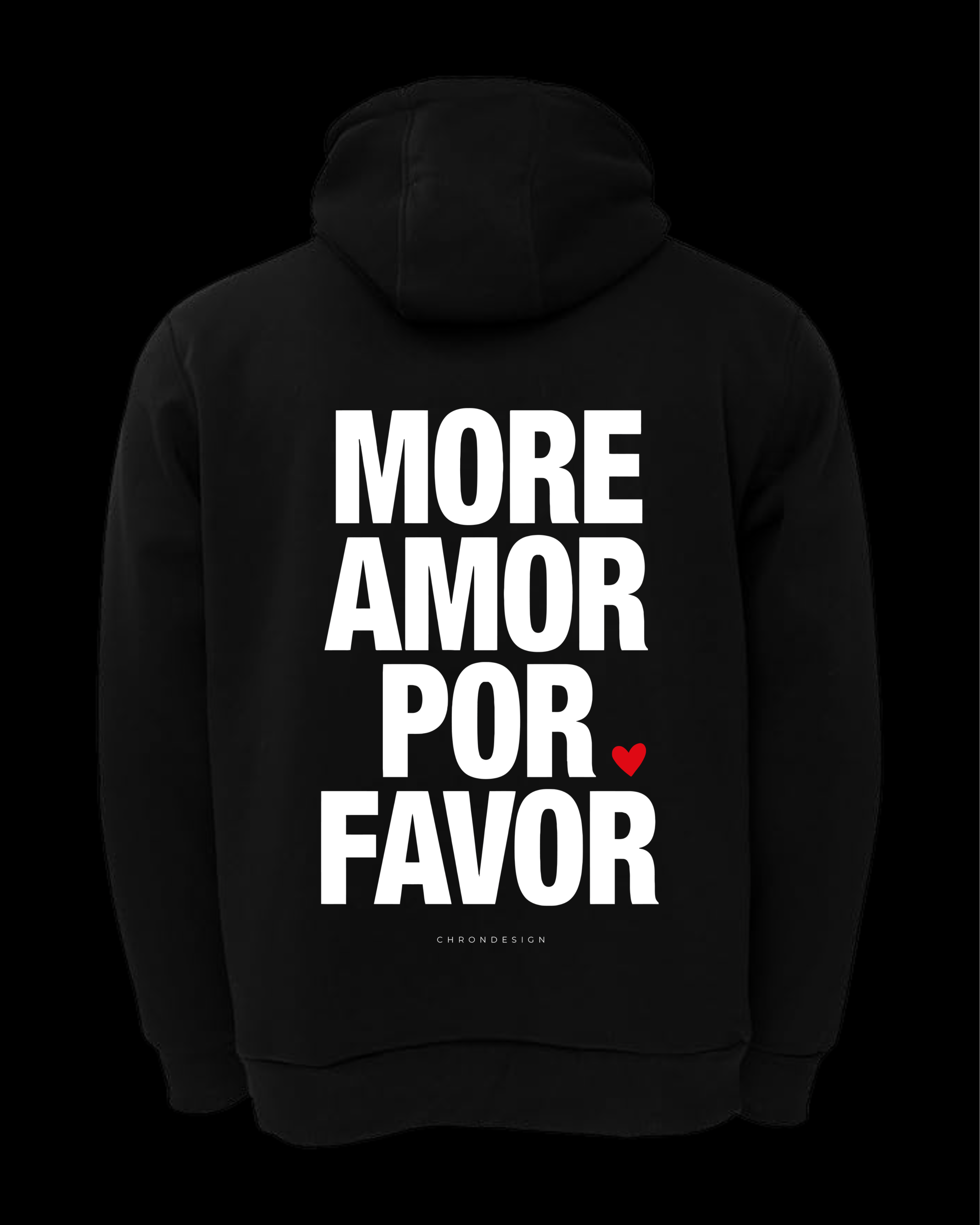 MORE AMOR POR FAVOR Regular Hoodie